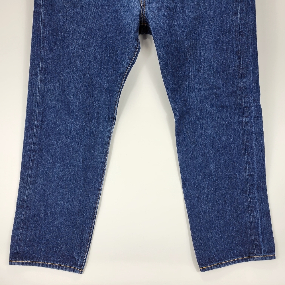 Levis 501 Button Fly Straight Leg Jeans Pants Mens 34x30 Work Business Casual - Picture 2 of 12